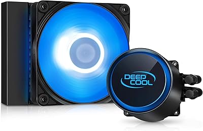 Deepcool Castle 120R AIO liquid processor cooler, anti-fresh technology, RGB 120 mm PWM FAN, 12 V 4-pin motherboard connector, Intel 115x/1200/2066, AMD AM4.. Shop smart with DIAYTAR NIGERIA, offering a vast product range delivered to your doorstep within a week.