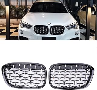 Radiator Grilles Before of Car Geetha Car Diamond Car Latener Calendre Measting Style Rail Grids Car Style Style Parts, for BMW X1 F48 F49 2016-2019.. Why shop anywhere else? DIAYTAR Nigeria has it all, at prices you’ll love.