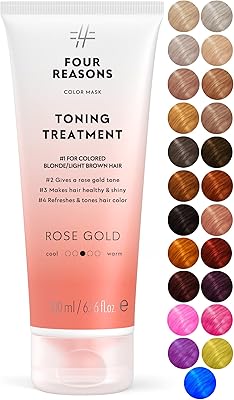 Color Mask Rose Gold Toning Treatment - Tonifying Post -Shampoo for Blonde and Light Hair - Posy Pink Gold Color Posthampoo, four reasons - 200 ml (new packaging).. Shop confidently on DIAYTAR Nigeria — everything you need, delivered quickly.