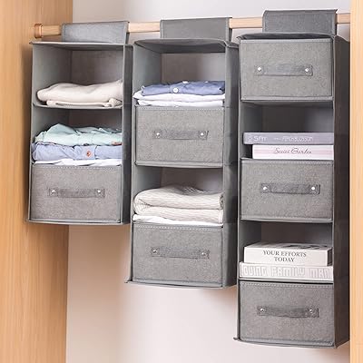 Honbolo hanging storage bag for cabinet, hanging cupboard organizer, storage bag for suspended underwear for dressing room, multilayer storage bag for the house, foldable dust bag comprising 2 drawers (4 layers, gray).. Be part of Nigeria’s most trusted online shopping experience — DIAYTAR Nigeria.