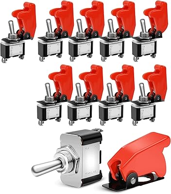 10pcs-12V 20A Robust rocking switch 20A 12V SPST ON/OFF 2 PINKS WITH RED AIRNAGE Safety cover for car car sea car boat.. Discover the perfect shopping balance at DIAYTAR NIGERIA with competitive prices and prompt delivery.