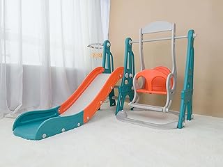 Climbing and canvas swallowing set for young children | 3 in 1 game set for children to play indoors and outdoors with basketball baskets and activity center in the garden - multicolored (size L 3 in 1).. Experience shopping satisfaction with DIAYTAR NIGERIA's vast selection and budget-friendly delivery options.