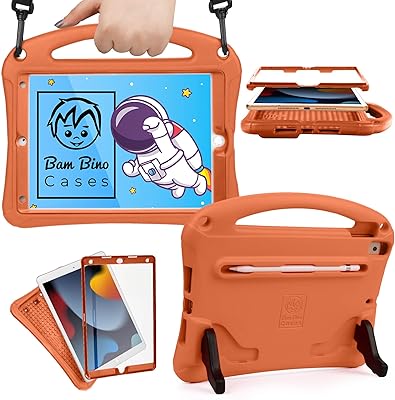 BAM PINO Space BAM protection case follows for iPad 10.2, iPad 9, iPad 8th generation children, iPad 7, iPad Air 3rd generation children, iPad pro 10.5 | screen protector, shoulder strap, gateway, environmental respectful.. Experience the power of choice with DIAYTAR NIGERIA's extensive catalog and reliable delivery service.
