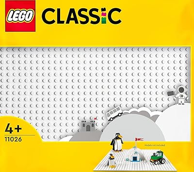 Lego Classic 11026 Set of white base plate for children (1 piece).. DIAYTAR NIGERIA: Where shopping is easy, prices are low, and delivery is just days away.