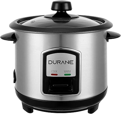 Duran electric rice cooker, 800 ml, cooking/heating functions, stainless steel and ventilated glass cover.. Navigate through thousands of products at pocket-friendly prices with DIAYTAR NIGERIA's easy-to-use platform.