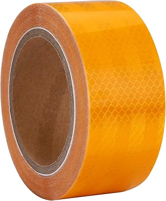XFXIA Reflective tape, 10m x 5cm outdoor reflective strip, self-adhesive bang safe for cars Motorcycle truck trailer trailer camping barrels helmets at night, yellow.. Experience the DIAYTAR difference with our vast product selection and delivery within 5-8 days.