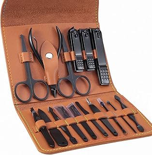 Leipple manicure kit 16 pieces Professional nail kittens Kit Pedicure kit - Stainless steel care kit Nail treatment tools with luxury leather travel bag (brown).. Get everything you need without leaving your home. DIAYTAR Nigeria offers a seamless shopping experience and delivers your orders quickly and reliably.