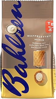 Waffletine Minis in Vanilla Ballsun - Fine mini -gauchettes filled with vanilla - 75g.. Discover endless possibilities with DIAYTAR NIGERIA's extensive product range and affordable shipping.