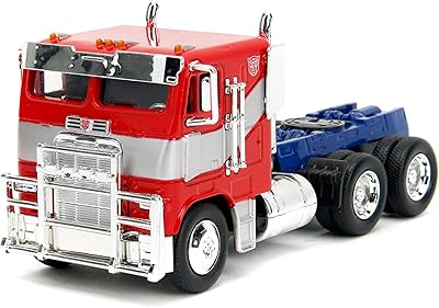 Transformers Optimus Prime 1:32 Rise of the Beast car with robot body molded under pressure, toys for children and adults.. Home to endless choices and pocket-friendly prices — DIAYTAR Nigeria.