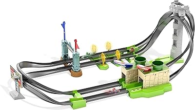 Set of circuit lights Mario Kart Hot Wheels with vehicle molded under pressure at scale 1:64 and track for 3 years and over GHK15.. E-commerce made for Nigeria — fast delivery and low prices at DIAYTAR.