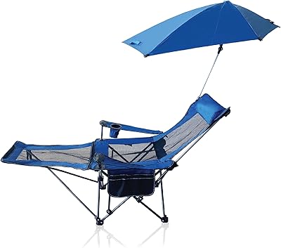 Mofri folding campsite with tilting parasol and footrest, beach, desert, barbecue.. Shop confidently with DIAYTAR NIGERIA, offering affordable prices and reliable delivery within a week.