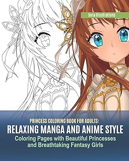 Princesses coloring book for adults: Relaxing pages of manga style and anime with beautiful princesses and breathtaking fantastic girls.. Shop from our extensive catalog at DIAYTAR NIGERIA and enjoy doorstep delivery in just 5-8 days.