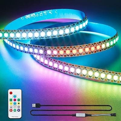 WS2812B LED strip individually switched 144 pixels-3 feet powered by USB with remote control.. Your trusted marketplace, DIAYTAR NIGERIA offers comprehensive selection with budget-friendly delivery.
