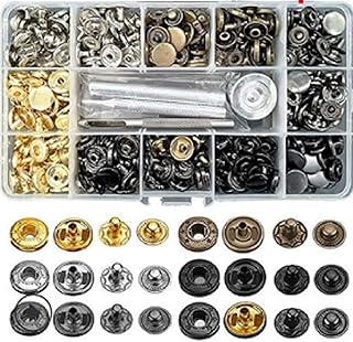 120 pieces/set of 12.5 mm metal pimples leather clips with 4 installation tools, 6-colored leather-press buttons for clothing, jackets, jeans, bracelets, bags.. Unlock access to a wide range of products with DIAYTAR NIGERIA's affordable e-commerce platform.