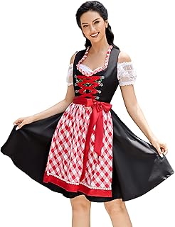 Cuguin oktoberfest dress for women, german dirndl dress for the bavarian and halloween