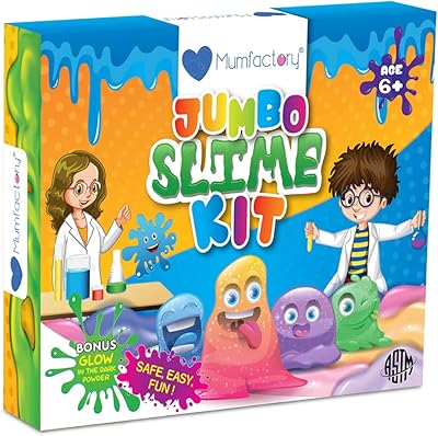 MAMFACTORY DIY SLIME Kit for children, girls and boys aged 5 to 12 years old, Slime manufacturing kit shining in the dark - Slime supplies - Modeling kit - Artisanal toys.. DIAYTAR NIGERIA makes quality accessible to all with our affordable prices and quick delivery service.