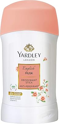 Anti-transplant deodorant Yardley English Musk, freshness all day and trustless, soft for the skin, leaves no residue, 50 ml.. DIAYTAR NIGERIA: Your one-stop e-commerce destination with affordable prices and nationwide delivery in 5-8 days.