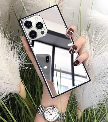 Yetnazding Mirror shell for iPhone 13, rigid luxury and square shell in shiny shock resistant glass with flexible silicone and TPU frame for iPhone 13 6.1 inch.. Tired of overpriced goods and slow delivery? DIAYTAR Nigeria brings affordability and speed together with a wide selection of products.