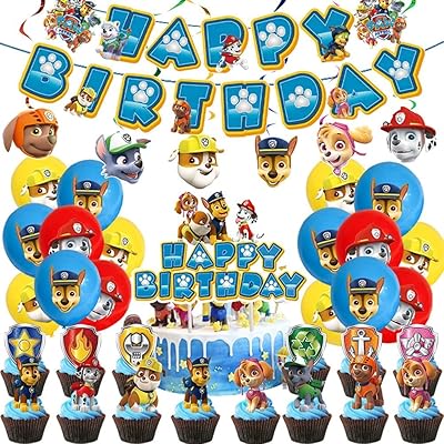 Birthday supplies La Vista Paw Patrol - Banner Happy Birthday Paw Patrol, Balloons, Cake Decoration, Turbillon Hanging Decorations - Paw Patrol Birthday Decorations.. Unlock access to a wide range of products with DIAYTAR NIGERIA's affordable e-commerce platform.