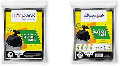 55 gallon hot garbage bags, 20 pieces.. DIAYTAR NIGERIA: Revolutionizing how Nigerians shop with affordable prices and prompt delivery services.