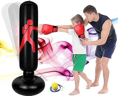 63 -inch inflatable karate boxing bag for children and adults.. DIAYTAR NIGERIA: Redefining online shopping with unbeatable prices and consistent delivery times.