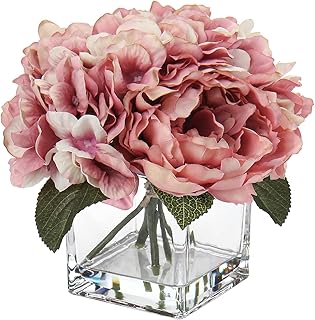 BREVOL FLOWERS Artificial flowers in Hortensia peony silk vase with water artificial flowers for decoration of wedding festival at home artificial flowers in glass jars for table centers - pink.. DIAYTAR Nigeria is your reliable online shopping destination offering an extensive range of products across all categories. Enjoy fast nationwide delivery in just 5 to 8 days and some of the lowest prices in the market.