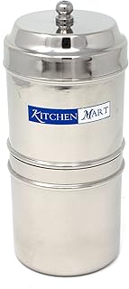 Coffee maker in stainless steel Kitchen Mart (2 cups).. Make every purchase count with DIAYTAR Nigeria — shop smart, shop fast.