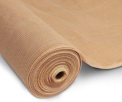 Beige shade net, versatile garden fence for nursery, plant maintenance fence, 2 m (3.0 m).. DIAYTAR NIGERIA: Redefining e-commerce with affordable prices and reliable nationwide shipping.