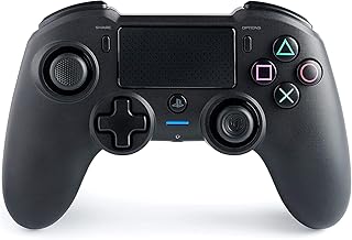 Nacon PlayStation 4 - Black asymmetrical wireless controller (PS4).. DIAYTAR NIGERIA: Simplifying access to thousands of products with affordable nationwide shipping.