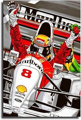 Butuimawe Ayrton Senna F1 Formula Nordic Canvas Art Poster with Photo Modern Wall Print for Family Chamber Decoration, 16 x 24 inches (40 x 60 cm).. Discover the convenience of DIAYTAR NIGERIA's vast product range delivered affordably in 5-8 days.