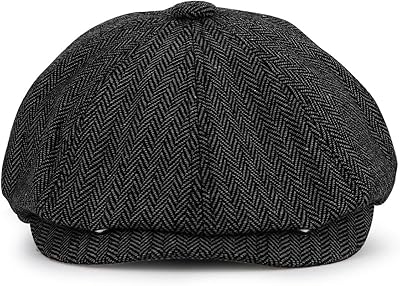 Gatsby hat for men and women - Retro flat tweed cap with chevrons stuck with 8 panels, cap Gatsby.. Online shopping made simple and affordable — DIAYTAR Nigeria.