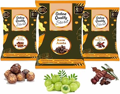 Combined pack Reetha Amla Shikakai from the online quality store Reetha Amla Shikakai, 900 grams (3).. DIAYTAR NIGERIA: Making quality accessible to all Nigerians with affordable prices and quick delivery.