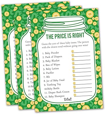 Baby Shower game from 50 The price is correct - Pack of fun questions - Guess if the price is just baby shower game ideas for boys and girls or neutral in terms of gender gender.. Discover shopping made simple with DIAYTAR NIGERIA's comprehensive platform and nationwide delivery service.