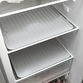 Kitchen shelf coating, package of 2 non -stick refrigerator shelf coating, non -slip drawer lining, rubber refrigerator carpet resistant to heat and water for table, cabinet, refrigerator.. Shop from anywhere in Nigeria with DIAYTAR's extensive selection and budget-friendly shipping options.