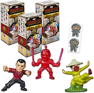 Shang Chi birthday party supplies - Lot comprising 3 Shang Chi brush boxes with surprise figurines and stickers for boys and girls | Marvel party gifts.. DIAYTAR NIGERIA: Where shopping dreams come true with budget-friendly prices and nationwide shipping.
