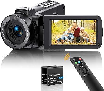 FHD 1080P 36MP 30FPS Video Recording Video Camera Youtube Night Vision Infrared Digital Zoom 16x 3.0 inches Rotation at 270 degrees IPS with remote control and 2 batteries.. DIAYTAR NIGERIA brings the marketplace home to you with affordable prices and delivery in 5-8 days.