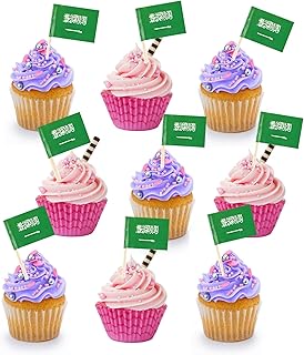Picks of decoration of double-sided cake with flag of the United Arab Emirates, Saudi Arabia, Egypt, Morocco, Pakistan, India, Lebanon, the United Kingdom and the national holiday, birthday party supplies (Saudi Arabia).. Shop across categories at DIAYTAR NIGERIA and enjoy budget-friendly nationwide shipping in 5-8 days.