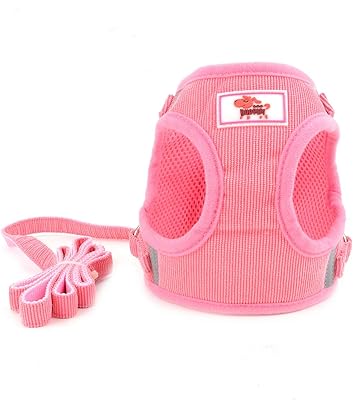 Zonia Ensemble harness and leaving for small dog, anti-traction, adjustable, reflective, easy to wear, for girls, sleeveless, in soft, padded tongue, for dogs, cats, chihuahua, pink, xs.. Shop everything from A to Z on DIAYTAR Nigeria — delivered nationwide.