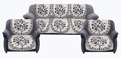 Cotton cotton sofa cover 5 -seater Cooper Industries, 70 x 29, lot of 6, brown.. Shop with purpose at DIAYTAR NIGERIA and discover a world of products at budget-friendly prices.