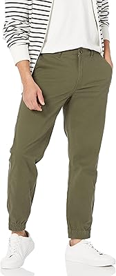 Slim Amazon Essentials slim cup pants for men, olive, size M.. Discover the perfect shopping balance at DIAYTAR NIGERIA with competitive prices and prompt delivery.