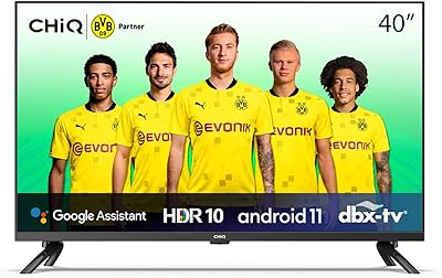 Chiq Smart LED TV L40G7P HD 40 inch, Android 11.0, HDR10, A+screen, Wi-Fi, Bluetooth 5.0, Netflix, YouTube, Video Prime, HDMI, USB, USB, black (1 year warranty) (2022 model).. Your complete e-commerce destination, DIAYTAR NIGERIA combines variety with budget-friendly nationwide shipping.