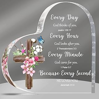 Acrylic biblical verse with inspiring thoughts and prayers religious gifts for women.. DIAYTAR NIGERIA: Your trusted partner for affordable online shopping with reliable delivery timeframes.