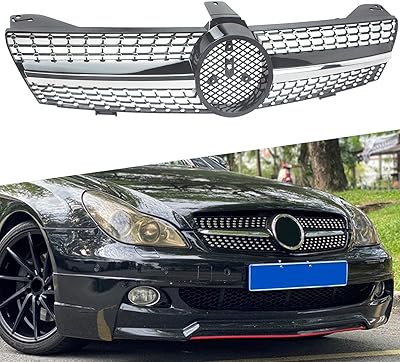 Vincemocal front shock absorption grid compatible with benz W219 2005 2006 2007 Black CLS class.. Every order, every item — DIAYTAR Nigeria delivers fast and reliably.