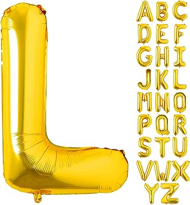 32 "Golden Letter The Big Balls with Mylar aluminum helium for decorations.. DIAYTAR NIGERIA: Transforming how Nigerians shop with our vast selection and nationwide delivery.