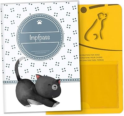 Vaccination certificate coverage for small animals, nice protection coverage for animal identity card, nice gift idea (black, volatility certificate cover without personalization).. DIAYTAR NIGERIA: Where convenience meets affordability with delivery across Nigeria in under 8 days.