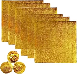 Chocolate candy package paper aluminum leaf pack of 200.. DIAYTAR NIGERIA: Where shopping meets satisfaction with affordable prices and prompt delivery services.