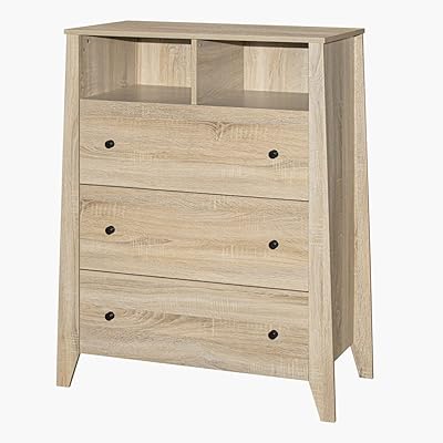 Home Box drawer dresser - 3 pieces - 111 x 86 x 17 inches - 86 x 111 cm - Brown.. DIAYTAR NIGERIA: Bringing affordable shopping solutions with a diverse product catalog delivered nationwide.
