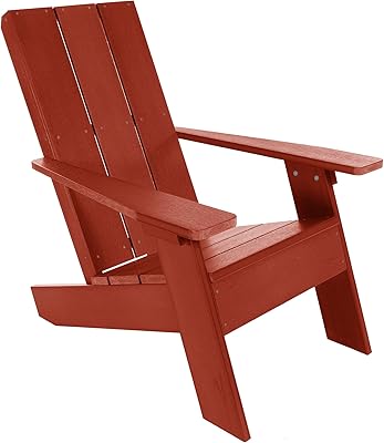 Modern Adirondack Chair Haywood, Ad-Chrad01-Red, Rust Rustic.. DIAYTAR NIGERIA brings the marketplace to your home with budget-friendly prices and nationwide delivery.