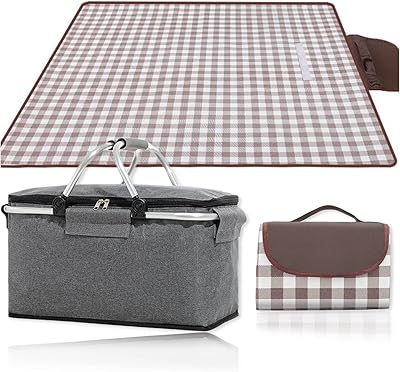 Large picnic of picnic isolated 35 l portable beach for shopping and with blanket.. DIAYTAR NIGERIA delivers more than expected with our extensive catalog and 5-8 day delivery service.