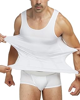 Compression shirt for men for the slimming of the body and gynecomastia, tight shirt for the belly, sleeveless shirt for men for men.. From checkout to your doorstep in less than a week — DIAYTAR Nigeria.
